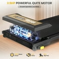 thumbnail image 4 of Tapis de Marche, Tapis de Course 2-en-1 sous Bureau avec Inclinaison, Compact, Vitesse Max 4 MPH, Moteur 2.5 HP, Télécommande et Affichage LED, 4 of 11