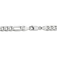 thumbnail image 3 of 14k WG 5.5mm Flat Figaro Chain in 14k White Gold, 3 of 3