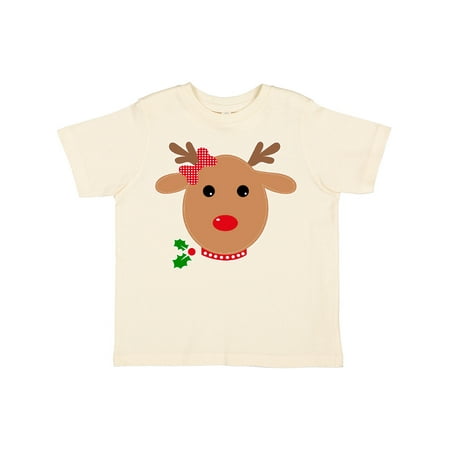 

Inktastic Girl Reindeer Gift Toddler Boy or Toddler Girl T-Shirt