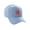 Light Blue, variant on Daxton Structured Baseball Hat Cap Curved Visor Old English Font Light Blue Hat Red K