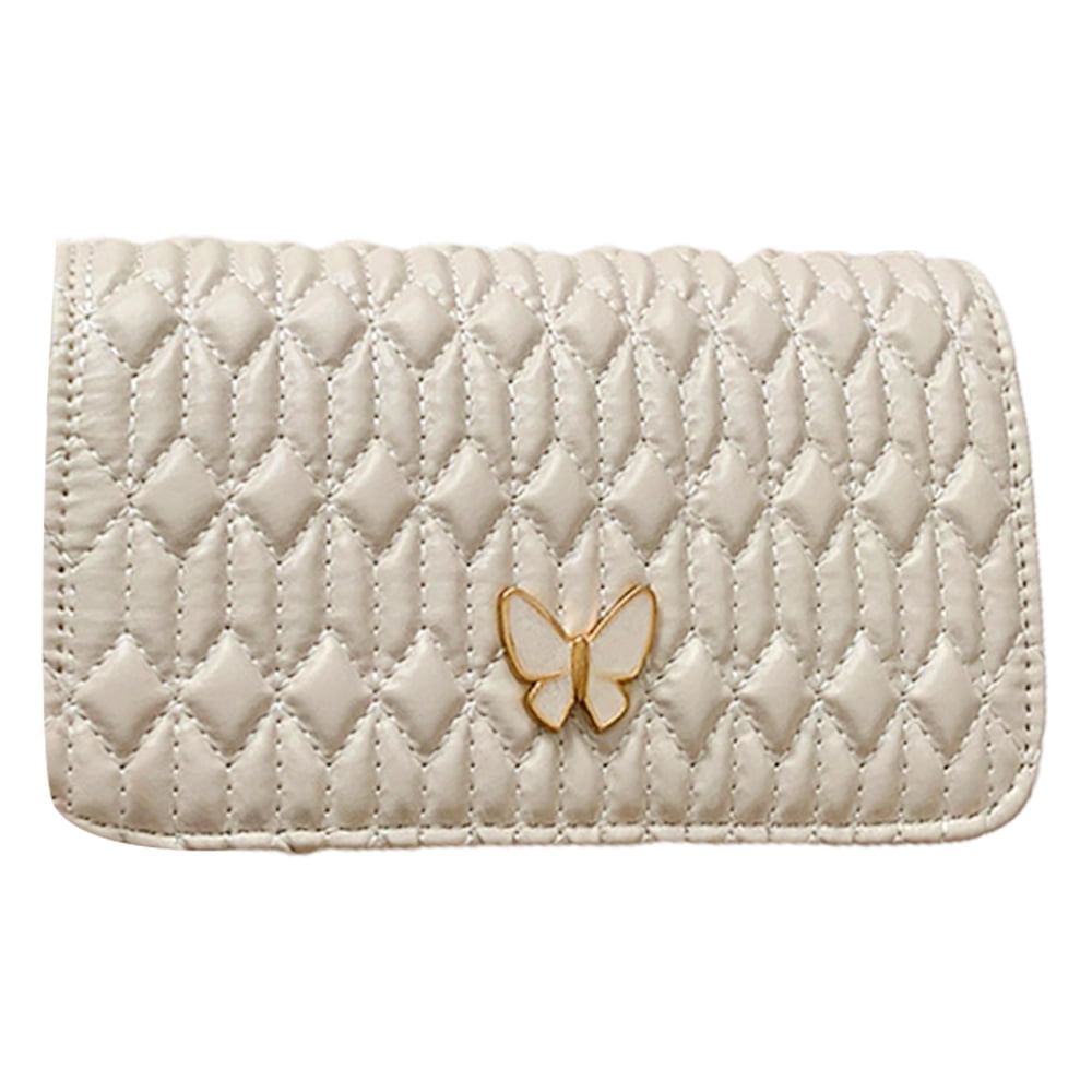 Women Small Handbags PU Leather Shoulder Bag Purse Evening Bag Quilted