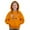 Orange, variant on Mercatoo Kids Cute Cat Print Hoodies Trendy P??eppy ??2k Solid Hooded Sweatshirts Long Sleeve Casual Clothes with Pokets