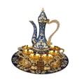 thumbnail image 2 of Juego de café turco, vajilla para bebidas, juego de vino de lujo para boda, juego de servicio de té, juego de tazas de café turco para dormitorio de, 2 of 8