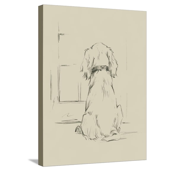 Art.com Waiting for Master I Stretched Canvas Print Wall Art by Ethan Harper, 18" x 24"