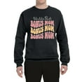 thumbnail image 2 of Wild Bobby, World's Best Bonus Mom Mother's Day Unisex Crewneck Sweatshirt, Black, Small, 2 of 6