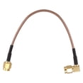 thumbnail image 4 of Cable de conexión macho en ángulo recto con conector flexible y placa de conexión TRRS de 3,5 mm para módulo de audio MP3., 4 of 8