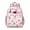 Pioneer Flower Floral-2, variant on Pioneer Flower Floral Print Pattern Backpack for School,Cute School Bag,Schoolbag with Adjustable Shoulder Straps & Padded Back,15.25"x11.5"x5.25"