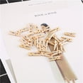 thumbnail image 4 of Small Wooden Clip 100 Packs Wood Clips Diy Photo Clips Hardwood Clothespins, 4 of 8