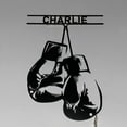 thumbnail image 2 of Handmadetneonsign Personalized Boxing Gloves Metal Wall Art LED Light, Boxer Gloves Sign Home Decor, 2 of 3