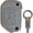 Dark Gray, variant on Compatible Key Fob Cover for Jeep Grand Cherokee Dodge Charger Challenger Durango Journey Dart Chrysler 300 Key Case Holder Protector Keychain
