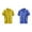 N-Yellow 1PCS & Navy 1PCS, variant on (2-Pack) Rinsvye Breathable Shirt Cool Hanging Men Slim Button Down Shirt Thin Summer and Gradient Check Dress Shirt Men Dyed Men's Blouse