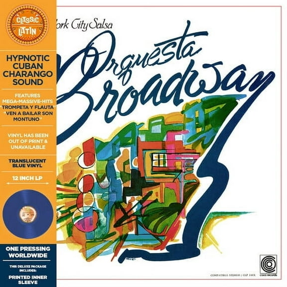 Orquestra Broadway - New York City Salsa - Translucent Blue - Music & Performance - Vinyl