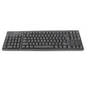 Left Handed Keyboard Ergonomic Full Size Dual USB Interface 109 Keys for Computer Laptop