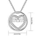 thumbnail image 2 of TIMIFIS Collier en Forme de Cœur, Bijou de Mode, Pendentif Commémoratif Parfait, Cadeau de Saint-Valentin, 2 of 6