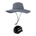 thumbnail image 1 of Gorra de pescador, sombrero de pesca, sombrero de verano cómodo y resistente a los impactos para el sol con cabeza Gris, 1 of 9