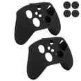 thumbnail image 4 of DEWIN 2pcs Antiskid Silicone Game Console Protection Gamepad Handle Grip for Xbox Series S X(Black ), 4 of 14