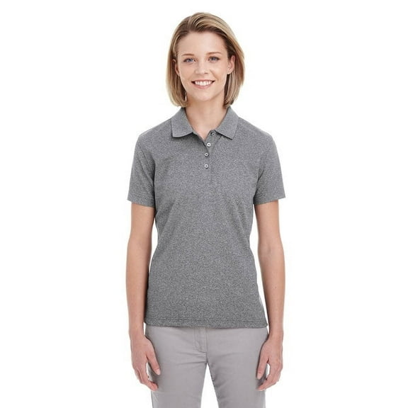 UltraClub UC100W Ladies' Heathered Piqu Polo