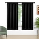 thumbnail image 1 of Blackout Cortinas Juego de 2 Paneles, Cortinas de Oscurecimiento de Habitación con Bolsillo para Barra de 52x72 Pulgadas, Cortinas Térmicas Aisladas para Ventanas en Verano, Cortinas Sólidas con Priv, 1 of 7