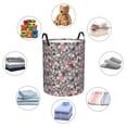 thumbnail image 6 of Goofa Daisies Flowers Printed Circular Hamper,Laundry Basket with Handles,Storage Baskets Foldable,Large Capacity Laundry Hamper-, 6 of 8