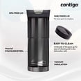 thumbnail image 4 of Taza de Viaje Contigo Byron Snapseal 470 ml Acero Inoxidable, 4 of 8