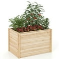 thumbnail image 5 of Yardi Yarda Wooden Raised Garden Bed with Open-Ended Base, Elevated Planter Box for Outdoor as Yard, Brown, 5 of 11