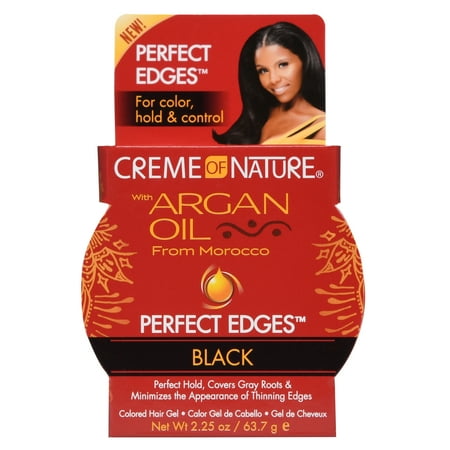 Creme of Nature 2.25 Oz. Argan Oil Perfect Edges Black Hair (Best Black Hair Care Products)
