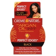 Creme of Nature 2.25 Oz. Argan Oil Perfect Edges Black Hair Gel