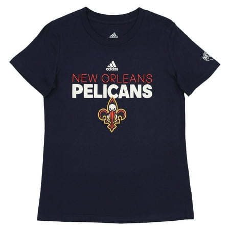 Adidas NBA New Orleans Pelicans Girls (7-16) Short Sleeve Courtside Tee