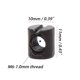 thumbnail image 4 of binifiMux Paquete de 10 pernos con cabeza Allen M6 x 85 mm para muebles, cuna, cama de bebé, tuerca cilíndrica M6, 4 of 5