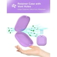 thumbnail image 3 of Retainer Case, Slim Aligner Case With Vent Holes, Invisalign Mouth Guard Case, Retainer Case With Removal Tool Brush, 3 of 5