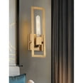 thumbnail image 3 of Dainolite 1 Light Incandescent Wall Sconce, Aged Brass, 3 of 3