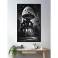 thumbnail image 2 of Nightfall Encounter - Noir Style Poster Wall Art, Modern Wall Decor For Living Room Bedroom, 16x24 UNFRAMED, 2 of 3