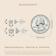 thumbnail image 6 of 0.5ct Moissanite Studs ，Moissanite Stud Earrings 925 Sterling Silver Lab-Created Diamond Alternative Jewelry for Women Men, 6 of 8