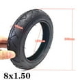 thumbnail image 1 of Mosiee 8 Inch 8X1.50 Inner Tube Outer Tyre For Children\'S Tricycle Baby Carriage 8*1.5, 1 of 9