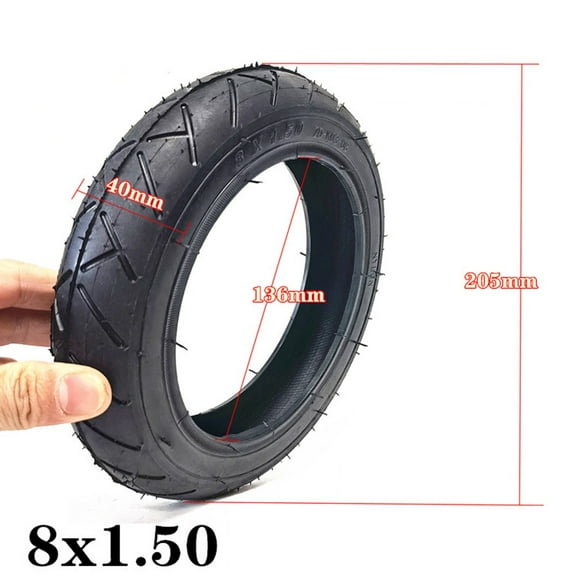 8 inch 8x1.50 Inner Tube Outer Tyre for Children's Tricycle Baby Carriage 8*1.5