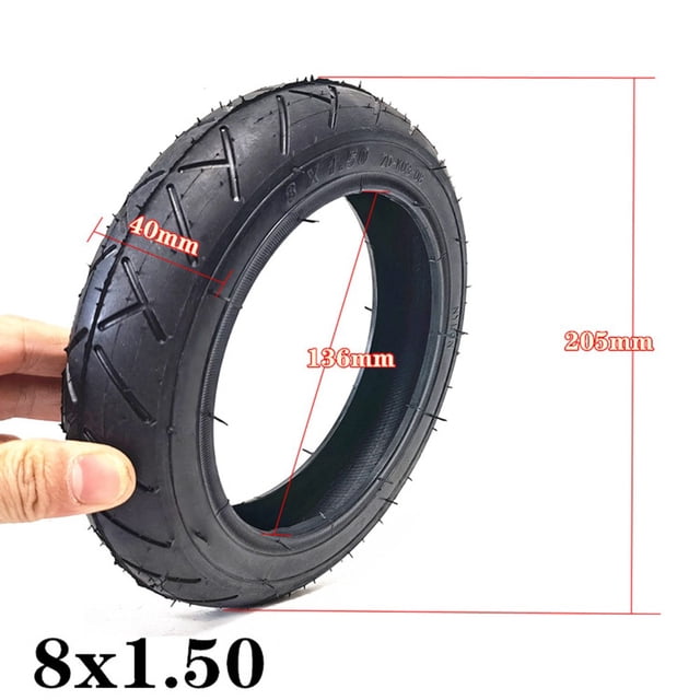 Mosiee 8 Inch 8X1.50 Inner Tube Outer Tyre For Children\'S Tricycle Baby Carriage 8*1.5