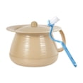 thumbnail image 4 of koolsoo Household Spittoon with Cover Bedside Commode Bucket, Multifunction Potty Urinal Yellow apricot, 4 of 9