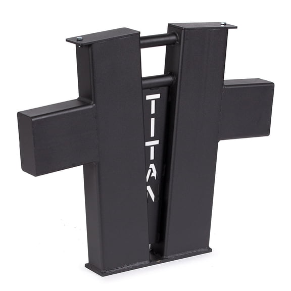 Titan Fitness Loadable Husacross, Neutral Grip Strongman Carry, Rated 200 LB Capacity, Strength Endurance Training Workout, Front Carry, Zercher Squats, Farmer’s Walk