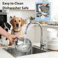 thumbnail image 3 of 2 Pack Stainless Steel Dog Bowls , Silicone Base Anti-Slip, Rust Resistant, Extra Thick Metal Pet Bowls for&nbsp; Large Dogs, 84oz, 3 of 7