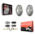 thumbnail image 1 of Transit Auto Rear Coated Disc Brake Rotors and Semi-Metallic Pads Kit for Car Mini Cooper KGF-101471, 1 of 11