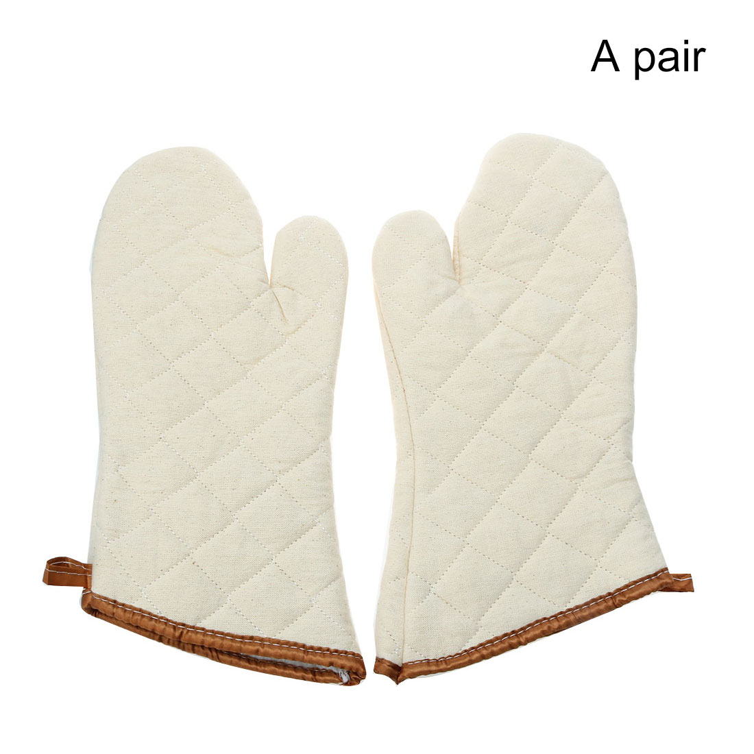 Unique Bargains Kitchen Bakery Heat Hot Resistance Microwave Barbeque Baking Oven Mitts Gloves Pair