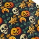 thumbnail image 3 of Fotbe Halloween Skull Gorro Clásico de Béisbol, Gorra Ajustable con Broche Snapback, Gorro de Exterior de Algodón Suave, 3 of 6