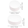 thumbnail image 2 of HEATSHAKING 2Pcs Lightweight White Foam Cake Circles for Cake Decorating and Party Decoration, 2 of 8