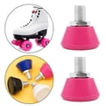 thumbnail image 3 of 2 unids / set PU patines Top Stopper Skate Freno Bloqueo de pastillas de Sunnimix Topes de los pies de los patines, 3 of 8