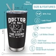 thumbnail image 2 of Doctor Gifts for Men, Gifts for Doctor Male, Graduation/Retirement Gifts for Doctor, Best Doctor Ever Gifts, Doctor Appreciation Gifts, Doctors Day Gifts, Medical Doctor Gifts 20 oz Tumbler, 2 of 6