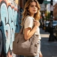thumbnail image 6 of Kyusrd Back to School Supplies and Supply,Nylon Tote Bag Large Capacity Shoulder Bag for Women Casual Handbag for Work School Travel Daily Use, 6 of 6