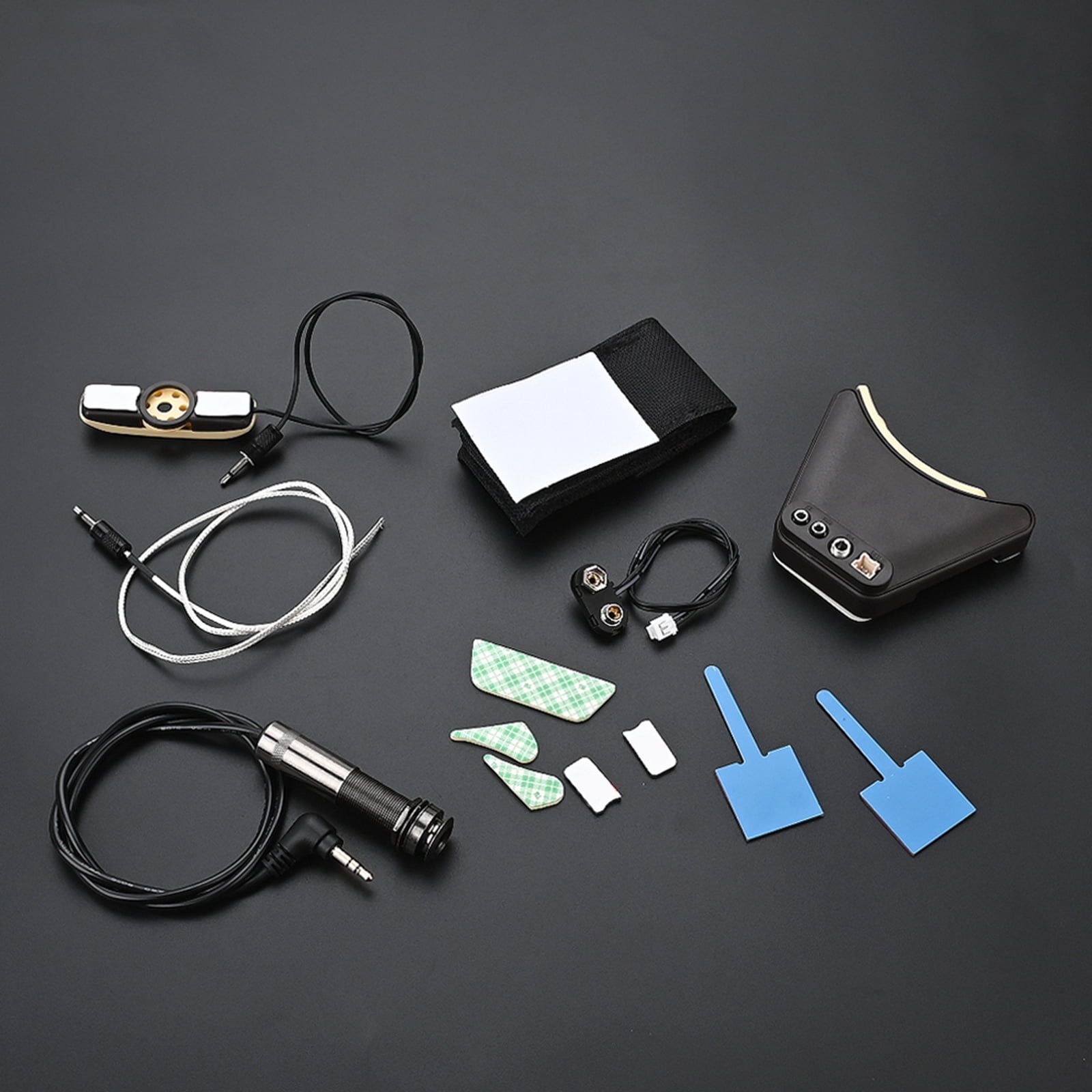 Folk Acoustic Guitar Pickup Microphone Sound Hole Equalizers Piezo Pickup for Electronic Acoustic Guitar Violin Ukulele