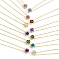 thumbnail image 4 of Collar de diamantes corto de lujo ligero para mujer, cadena de clavícula de acero de titanio que no se decolora, colgante de acero inoxidable, sentido de alta calidad, 4 of 6