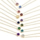 thumbnail image 5 of Collar de diamantes corto de lujo ligero para mujer, cadena de clavícula de acero de titanio que no se decolora, colgante de acero inoxidable, sentido de alta calidad, 5 of 6