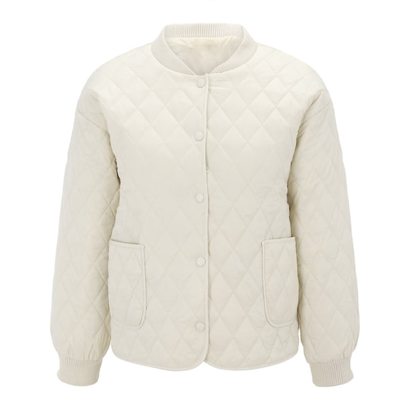 Vedolay Fall Clothes for Women Open Front Cropped Cardigan Coat Long Sleeve Knit Outwear 2023 Beige,M